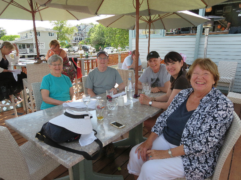 Lunch in Glouchester in the Rocky Neck Artists' Colony