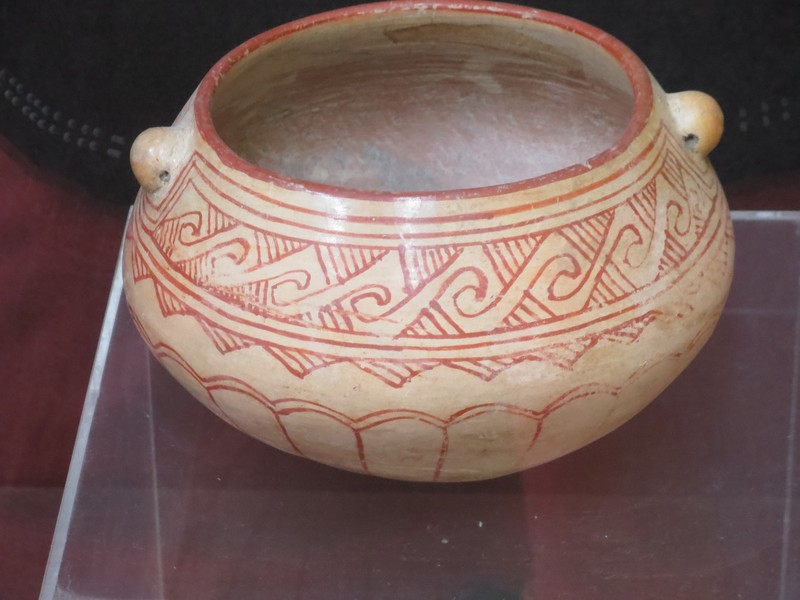 An example of the remarkable ancient pottery made near here