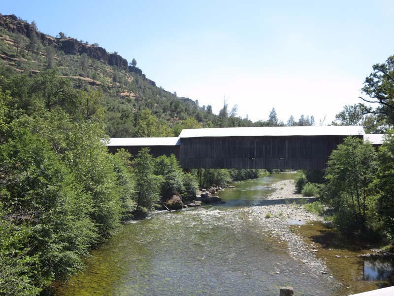 Covered bridge on the way up to Paradise