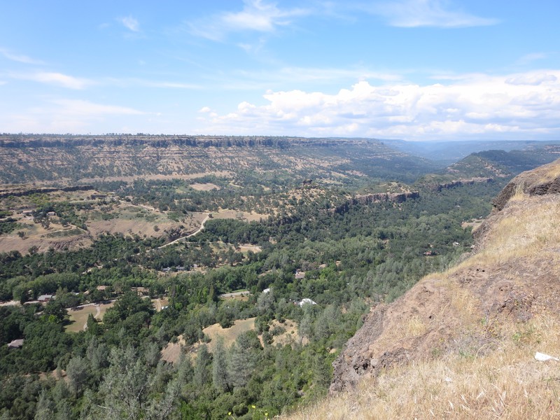 Looking over the Butte Creek Canyon from Paradise