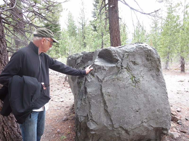 Another rock that traveled through the air...