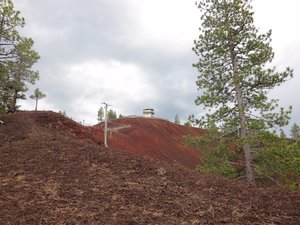 Lookout from the cinder cone trail