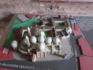 Model of the vast complex of St Anthony's