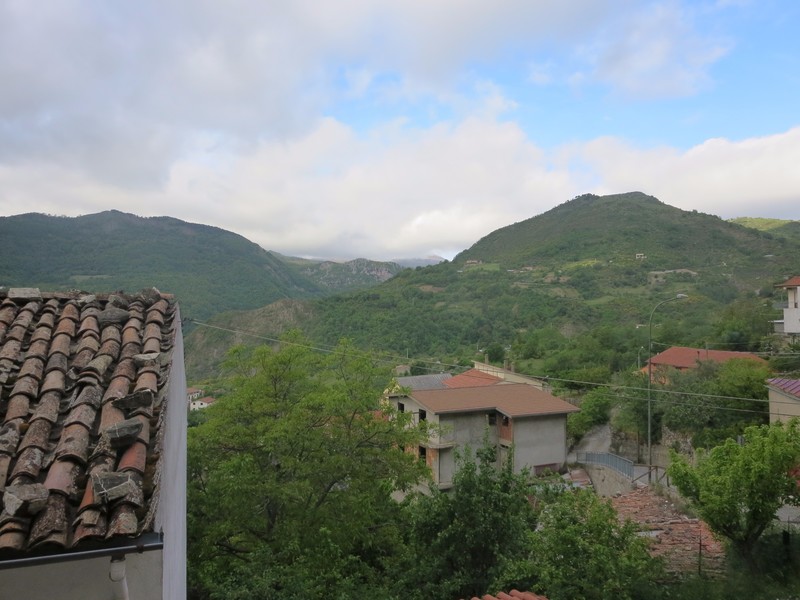 View from our room in Terranova di Pollina