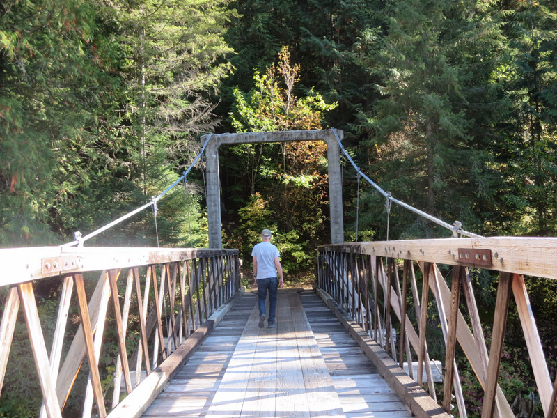 There are many bridges built over the Clearwater, giving access to horse back riders and hikers