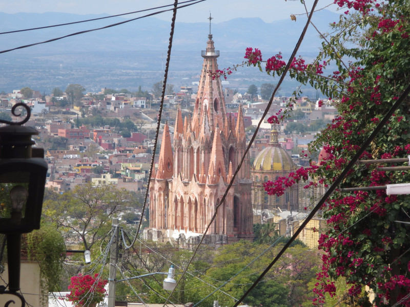 The Parroquia or main church, from the hill we climbed today
