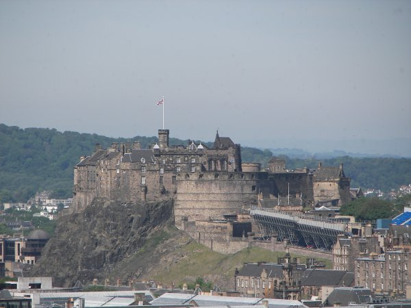 Edinburgh Castle from distance