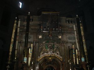 Inside the Holy Sepulcher