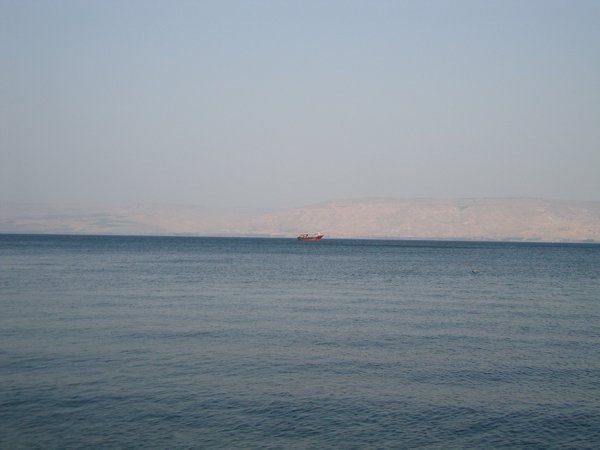 A boat on the Kinerret