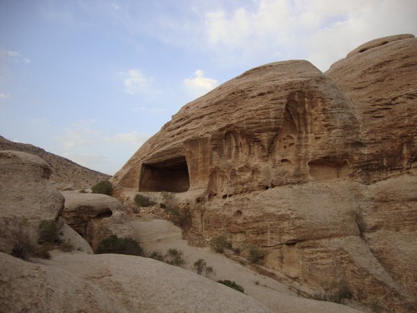 Petra rocks in the morning