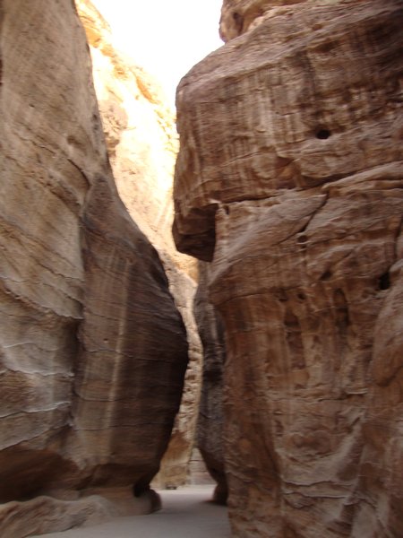The narrow wadi
