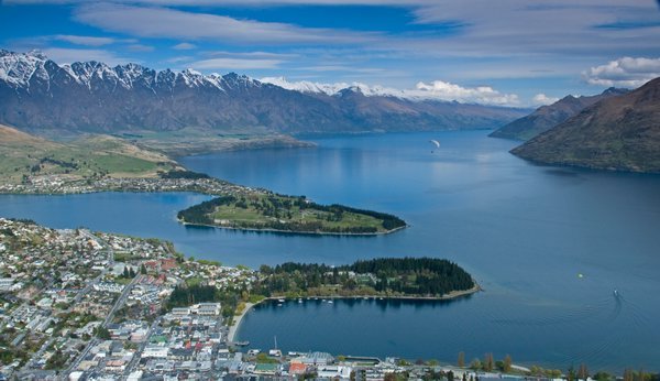 Queenstown from up high...