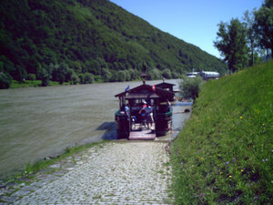 Ferring across the Danube