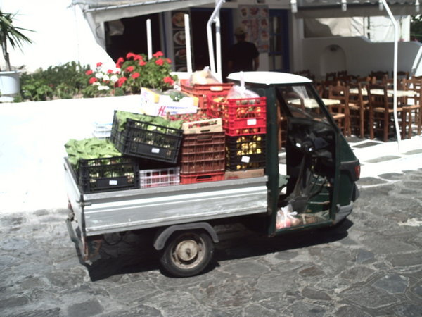 HEAVY TRANSPORT moving into the 21st century at Mykonos