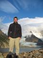 Bearded giant and Lago Torre