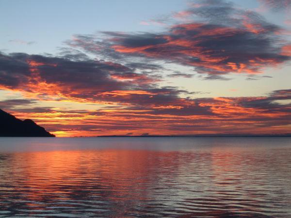Sunset Over Lago Llanique