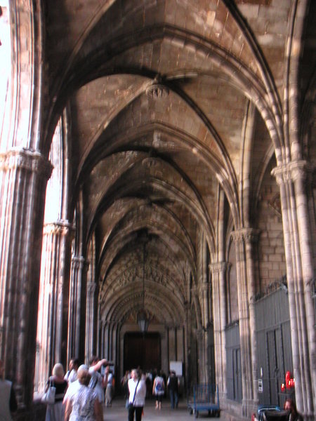 The cloisters of the Cathedral.