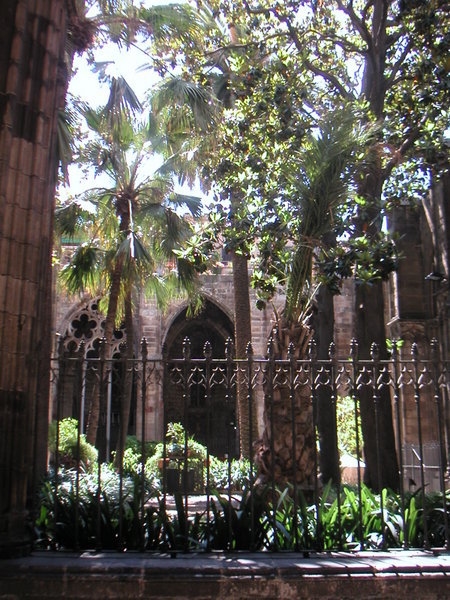 The cloisters of the Cathedral.