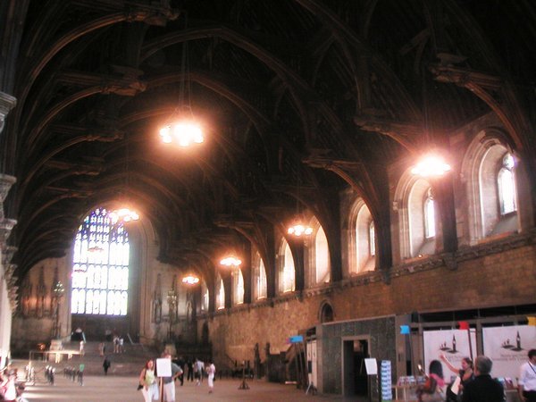 The Great Hall in Westminster.