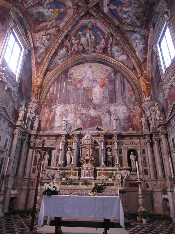 Church altar, La Certosa 
