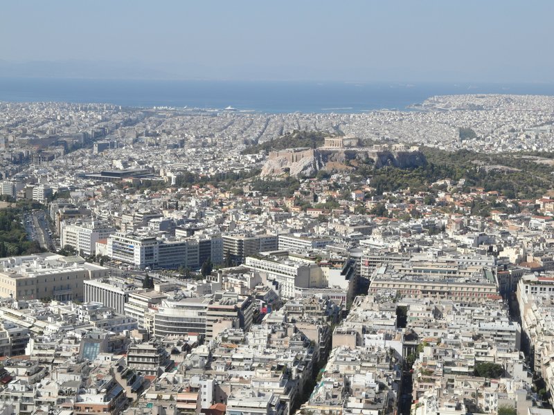 View of Athens from Lykavitos