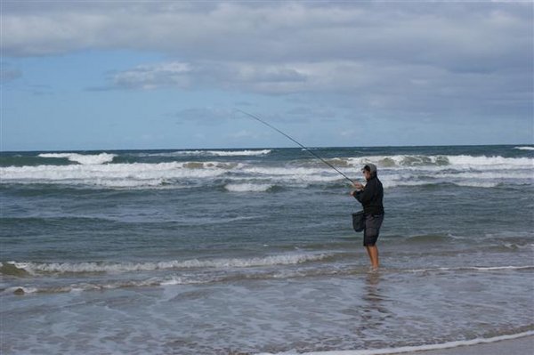 Fishing North Shore....great fun catching dart on fly