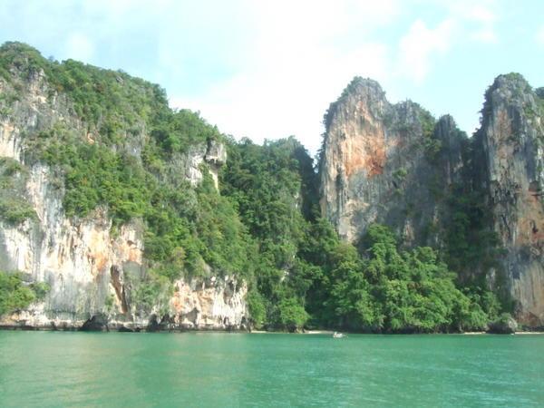 View from boat on way to Phi Phi