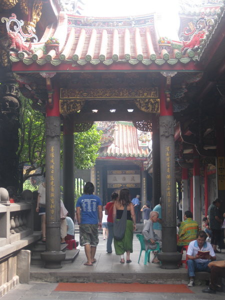 Inside Lung Shan Temple