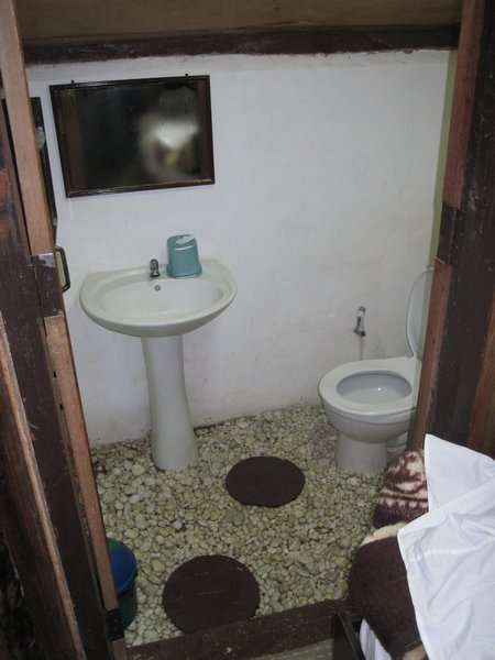 Bathroom in my hut