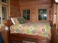 Bed on salvaged redwood