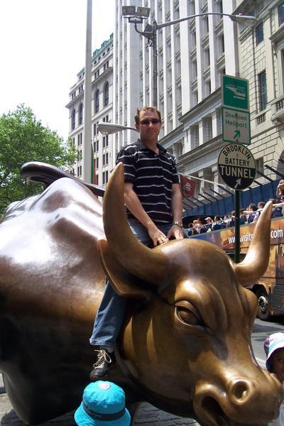 Chris and the Wall Street Bull