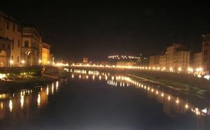 The Arno at night