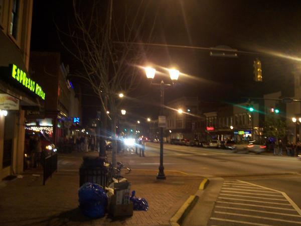 Downtown on Broad Street at Night