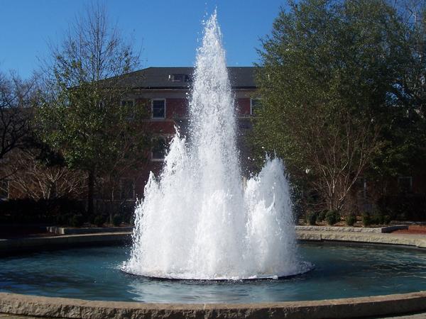 A UGA Fountain