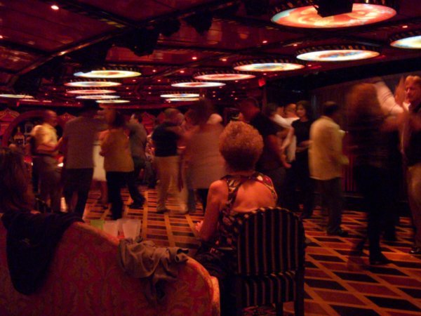 Our group of 150 swing dancers in the Firebird lounge