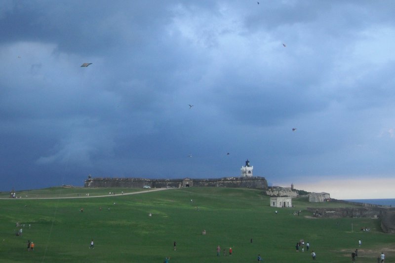 El Morro Fort - and kite flying!