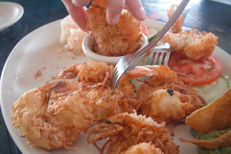 Coconut shrimp - yum!