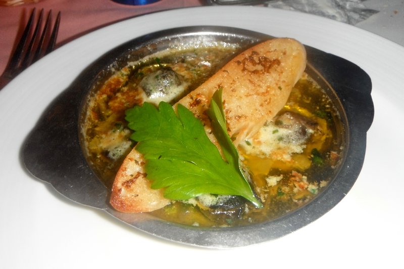 I tried escargot and liked it!