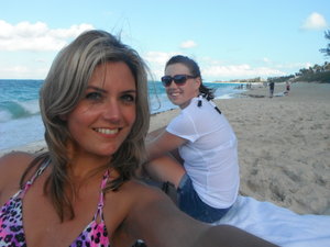 Me and Heather - Cabbage Beach