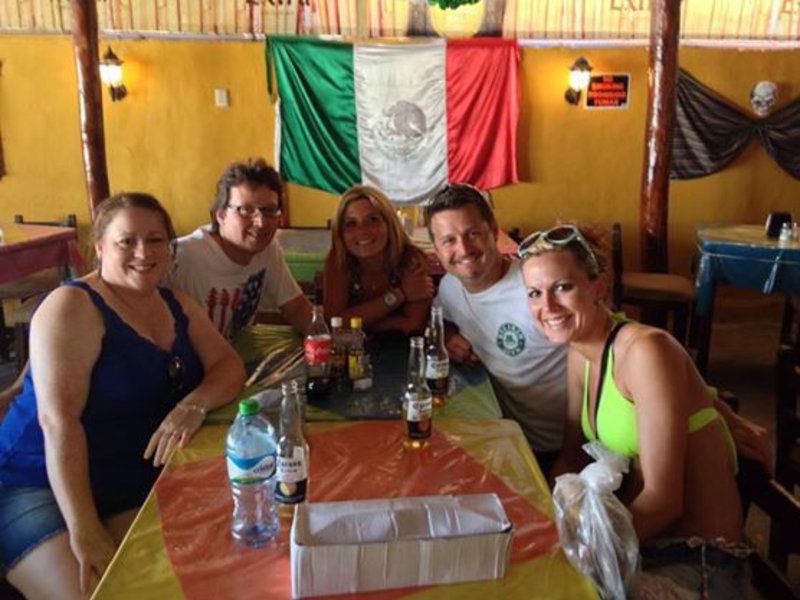 Buddy's Bar - Mel, Greg, Me, Jason, and Laurie - Progreso, Mexico