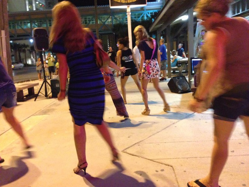 Dancing at Shuckum's - Panama City Beach, FL