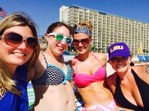 Me, Jen, Laurie, and Mandy - Panama City Beach, FL