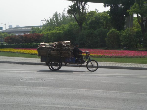 It's amazing what the Chinese carry on a bike!