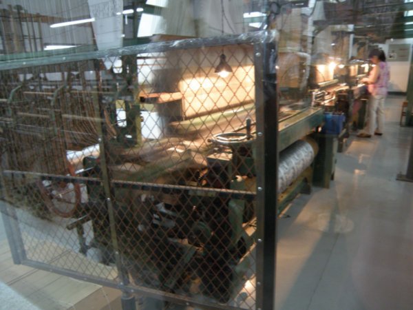 Silk weaving workshop