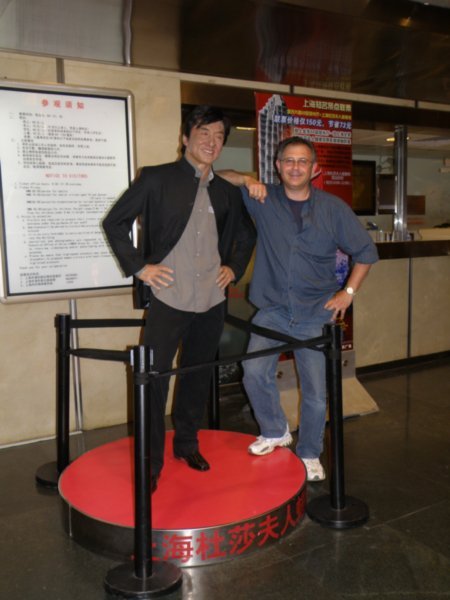 Jim with movie star"Jackie Chan"