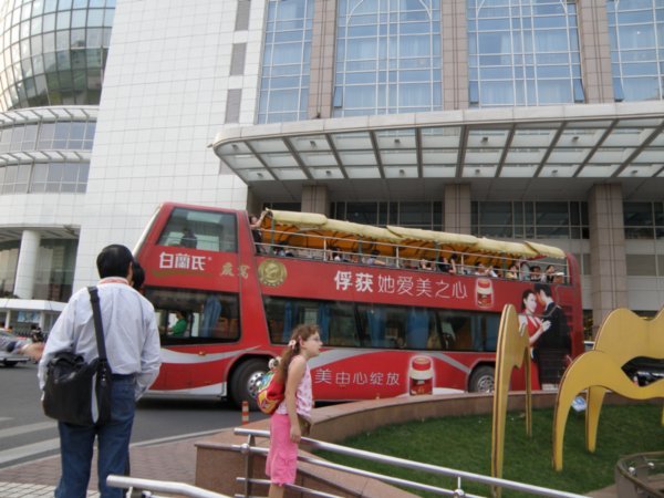 Double decker Sightseeing bus
