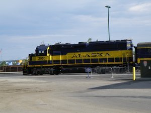 Alaska Railroad engine