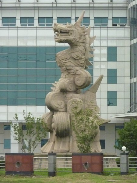 Dragon statue