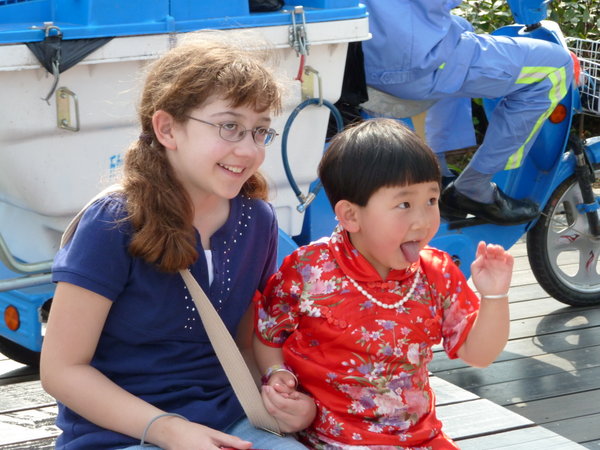 Leah and Chinese Girl