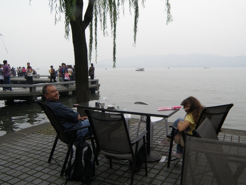 Coffee Shop on lake